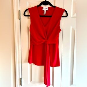 Joseph Ribkoff red sleeveless top